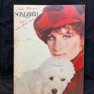 Vtg Barbara Streisand “Songbird” Words & Music by the Big 3 Music Recorded